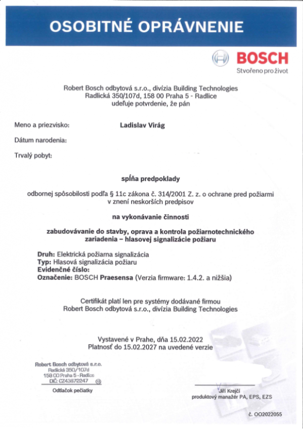 Certifikáty