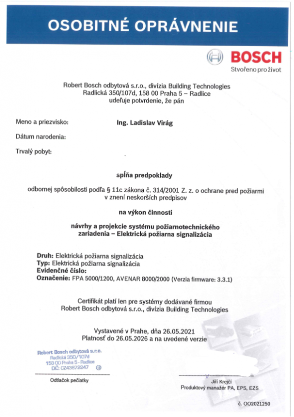 Certifikáty