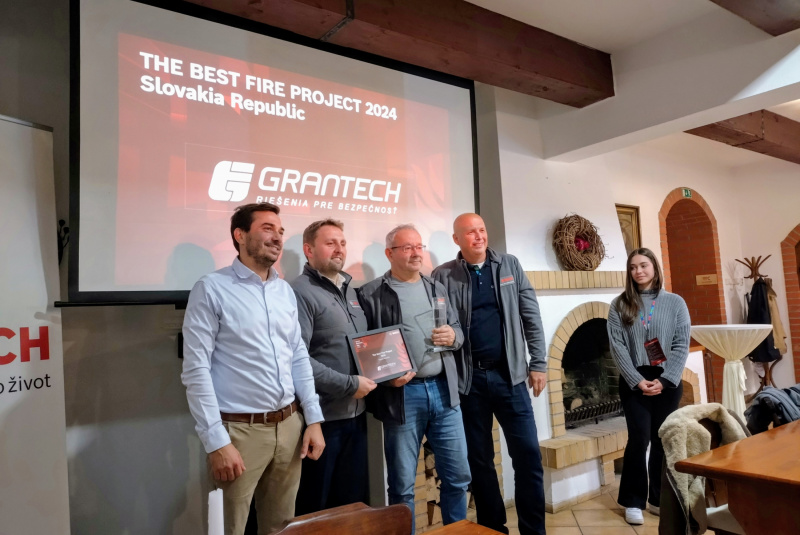 Aktuality / Ocenenie Fire Project of the Year 2024 pre GRANTECH - foto