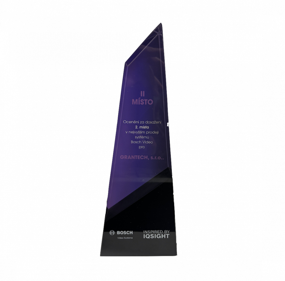The award for 2nd place in Bosch Video Pro sales is home!